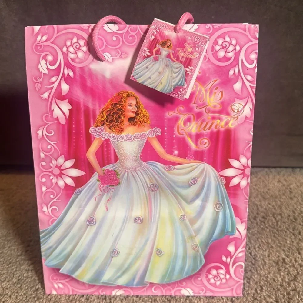 Gift Bags 15th Birthday ‘Mis Quince’ Quinceañera Party Favor Bags 36 Bags NEW